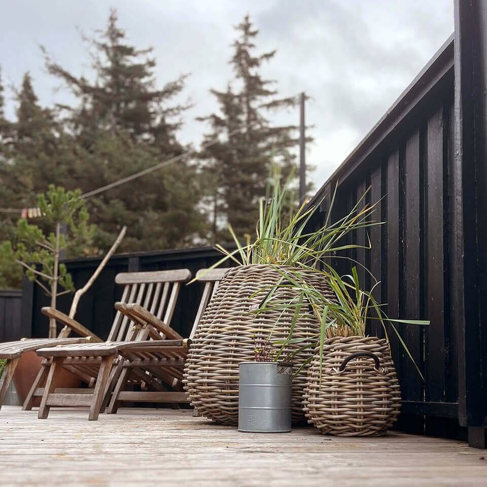 Rattan Korb Kubu - Pear