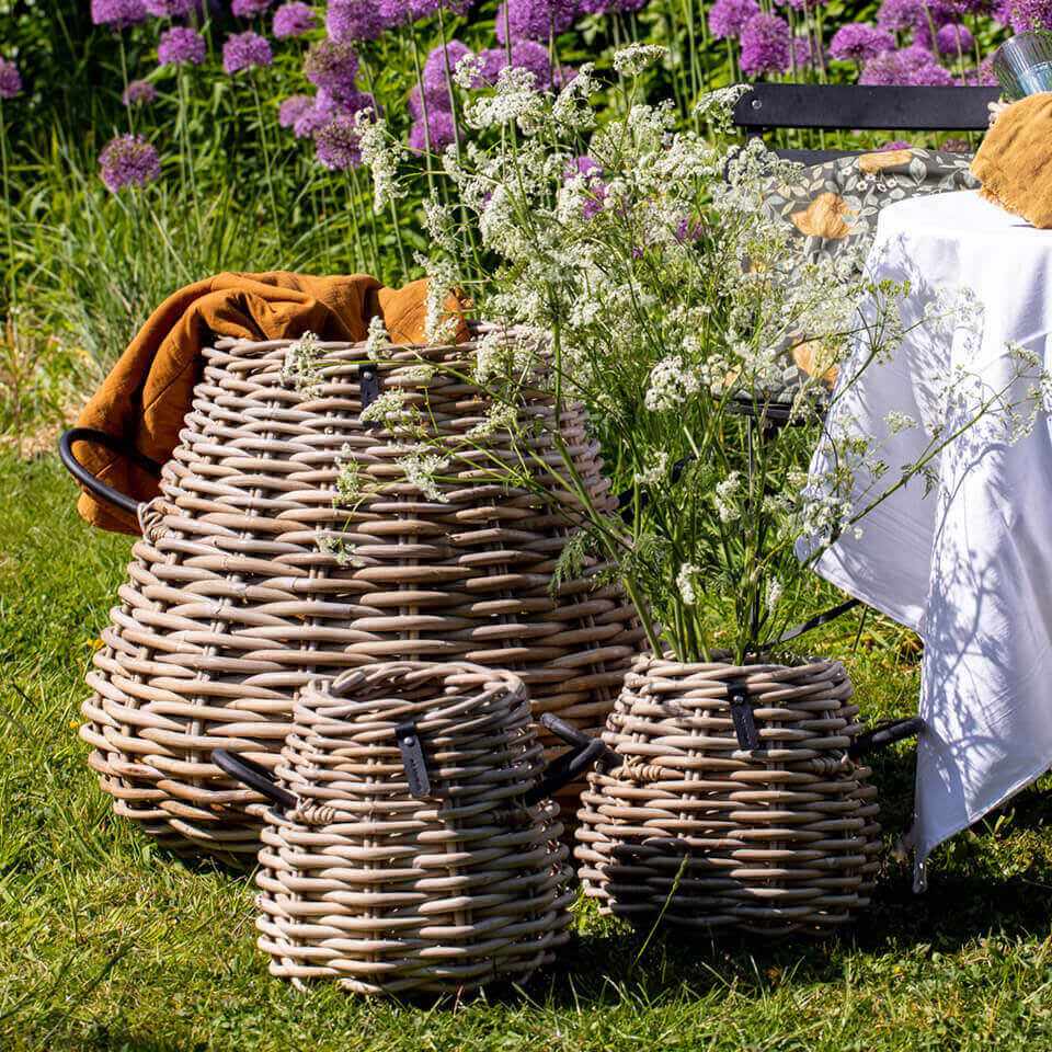 Rattan Korb Kubu - Pear