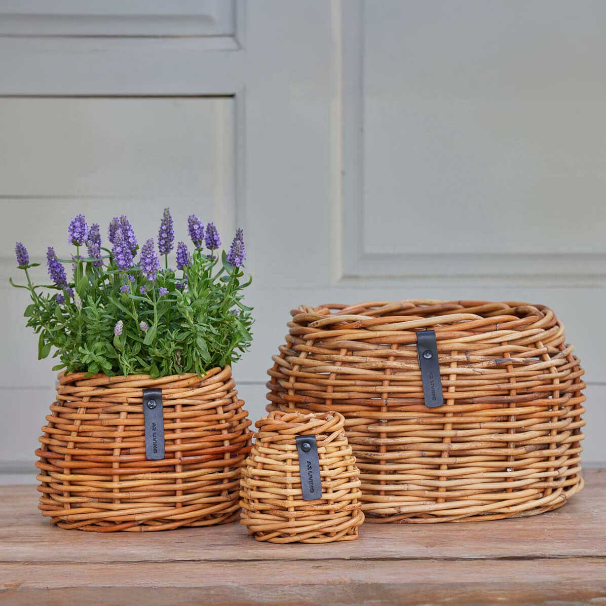 Rattan Korb Lacak - rund