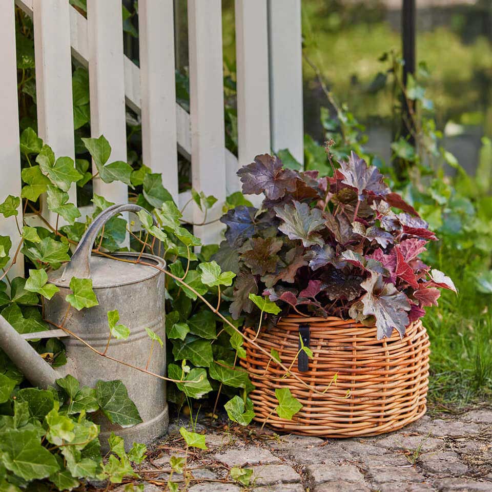 Rattan Korb Lacak - rund