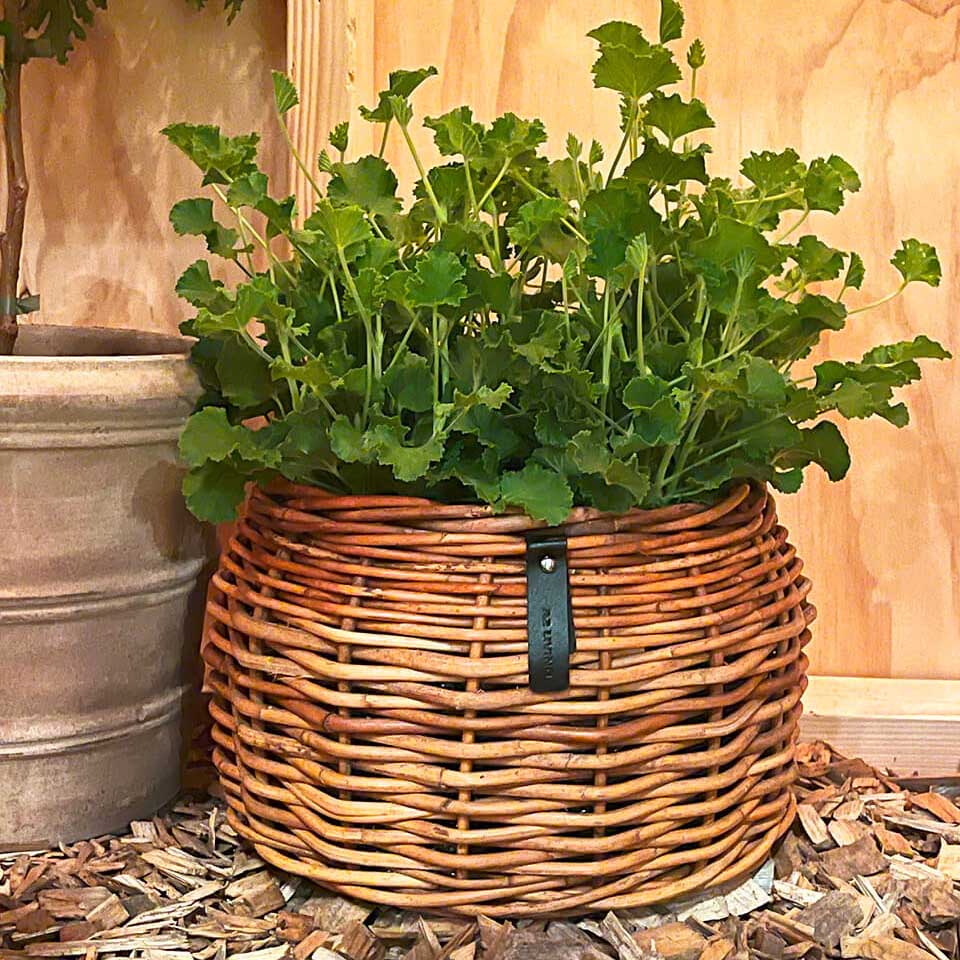 Rattan Korb Lacak - rund