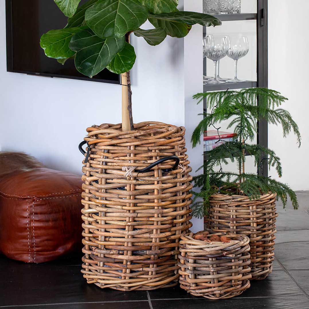 Rattan Korb rund maxi - 45x66cm