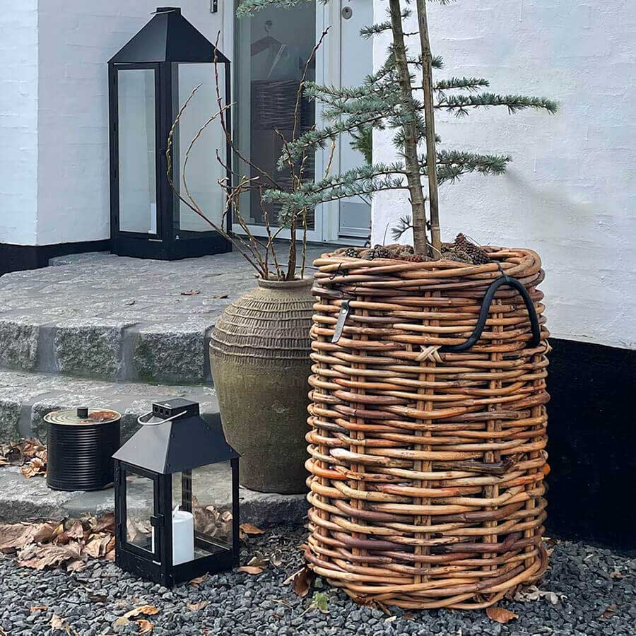 Rattan Korb rund maxi