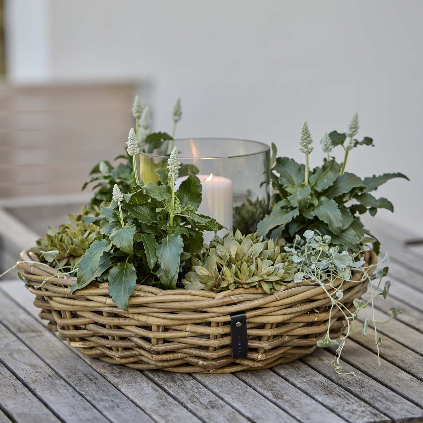 Rattan Schalen Kubu - rund