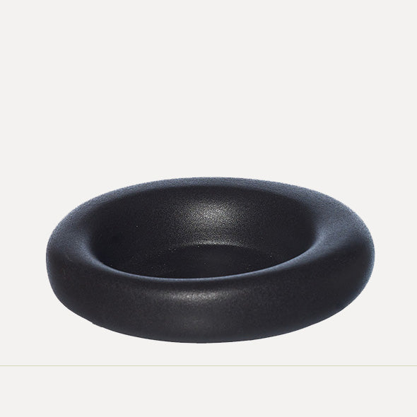 Kerzenhalter Tablett Ania - schwarz