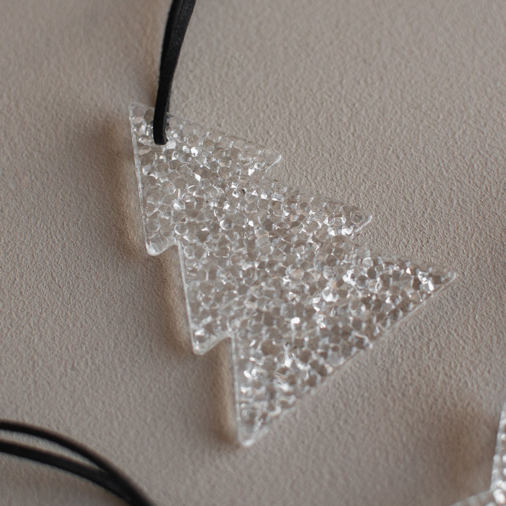 Weihnachtsdeko Anhänger Airy Baum - Glas