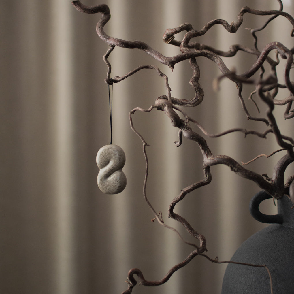 Weihnachtsdeko Anhänger Bun - beige