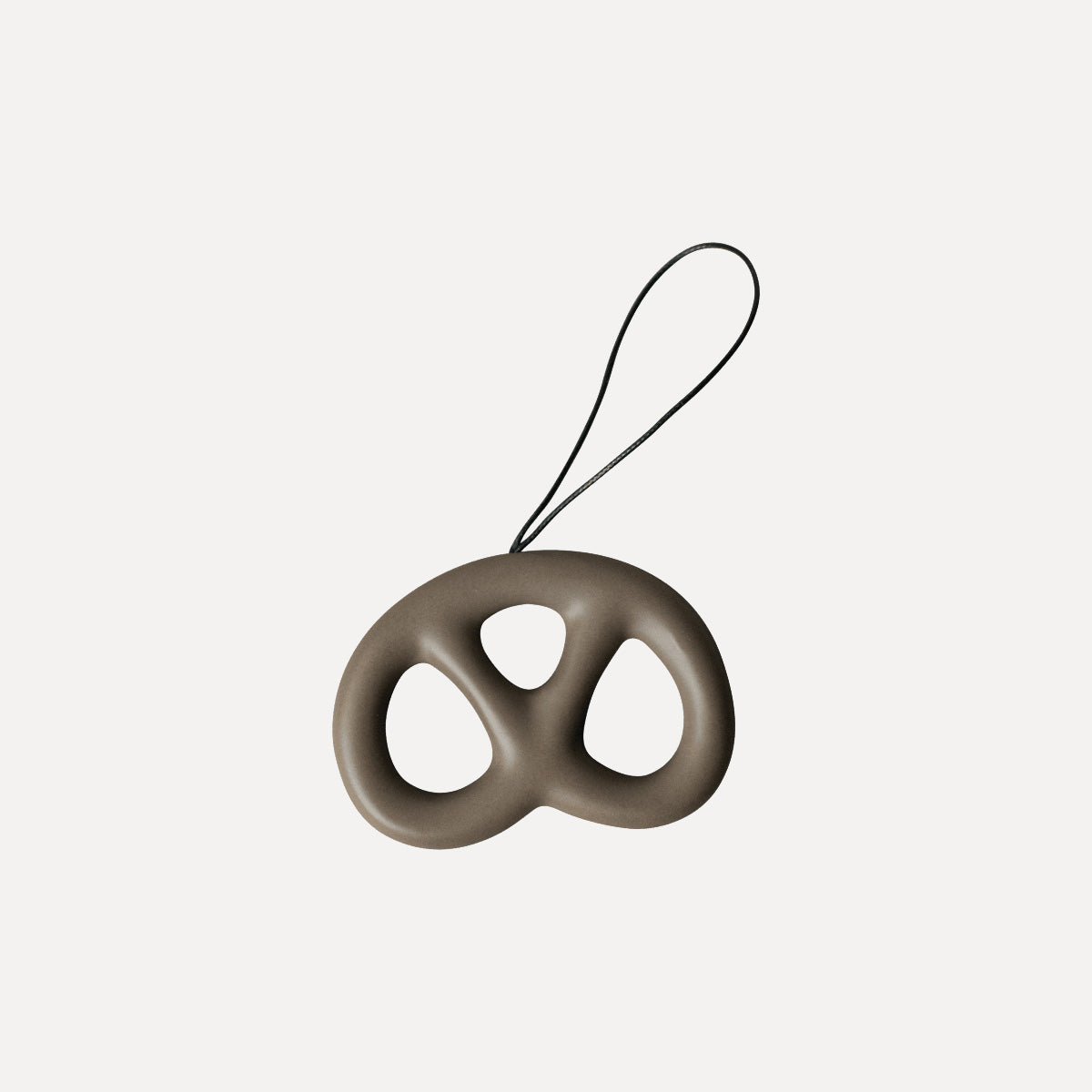 Deko Anhänger Bretzel - dust