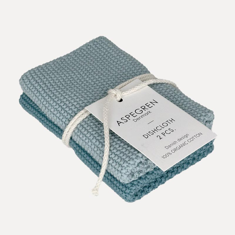 Spültuch 2er Set - Aqua