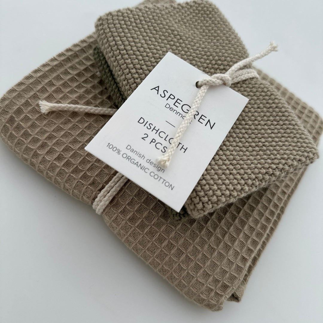 Spültuch 2er Set - Olive