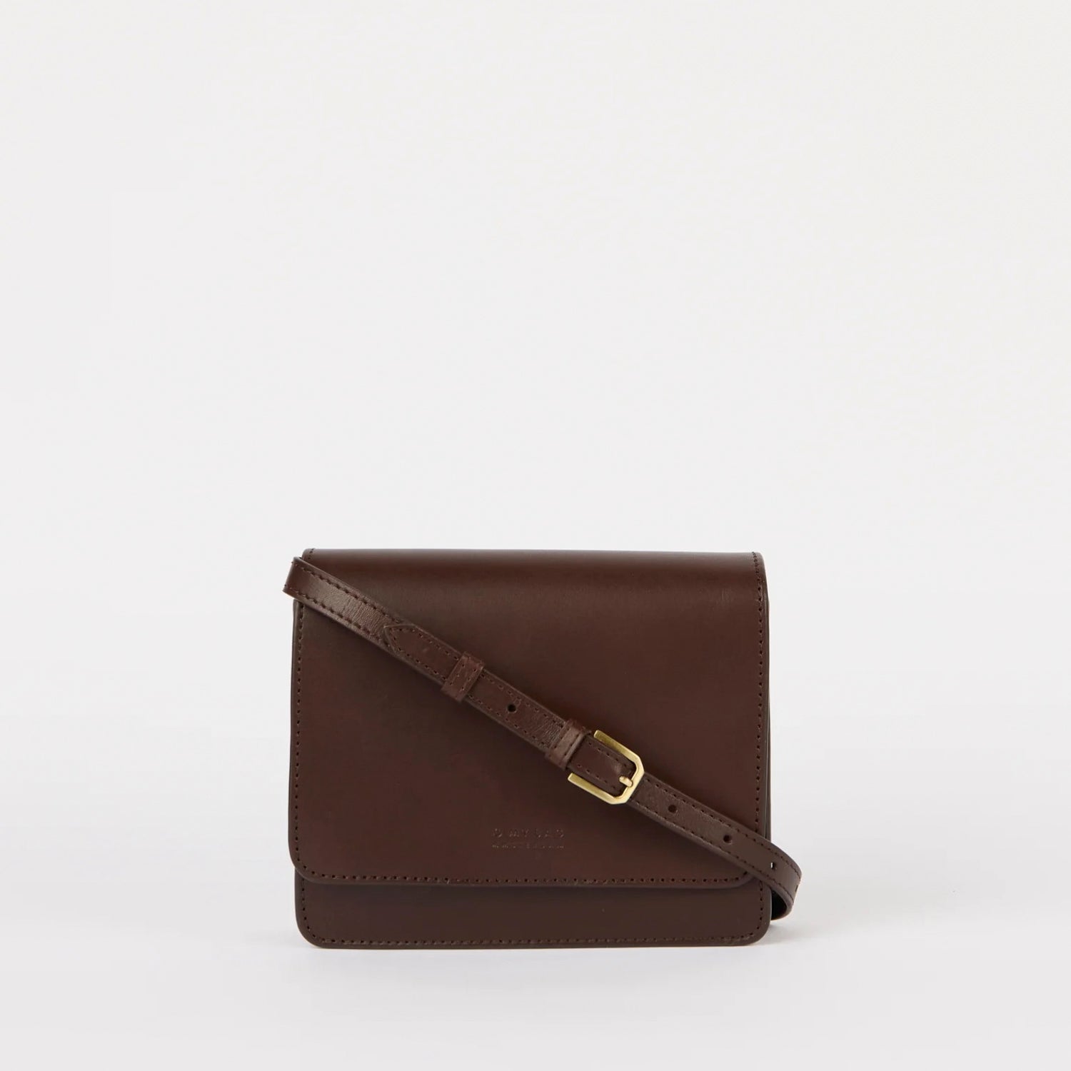 Audrey Mini Tasche - Leder Chocolate mit 2 Straps