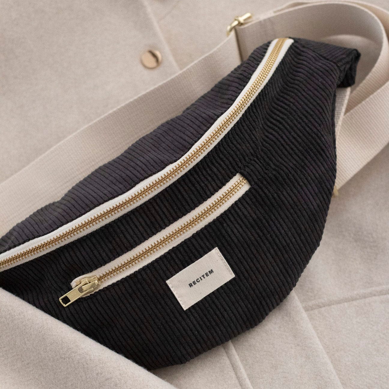 Jenna Bauchtasche - schwarz