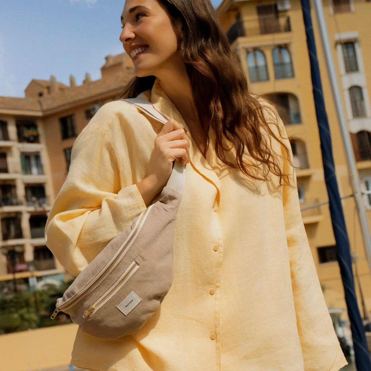 Arthur Bauchtasche - beige