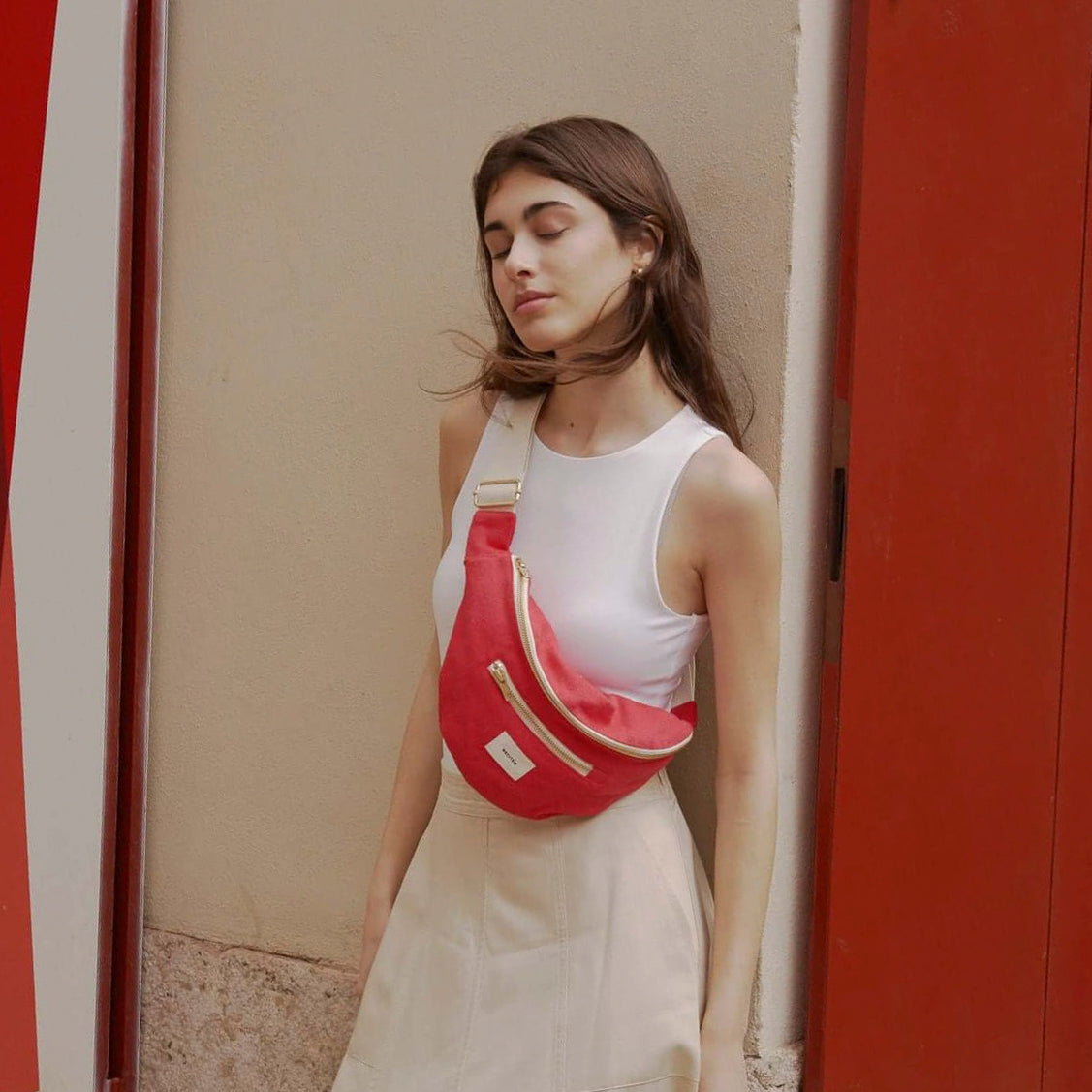 Carmen Bauchtasche - rot