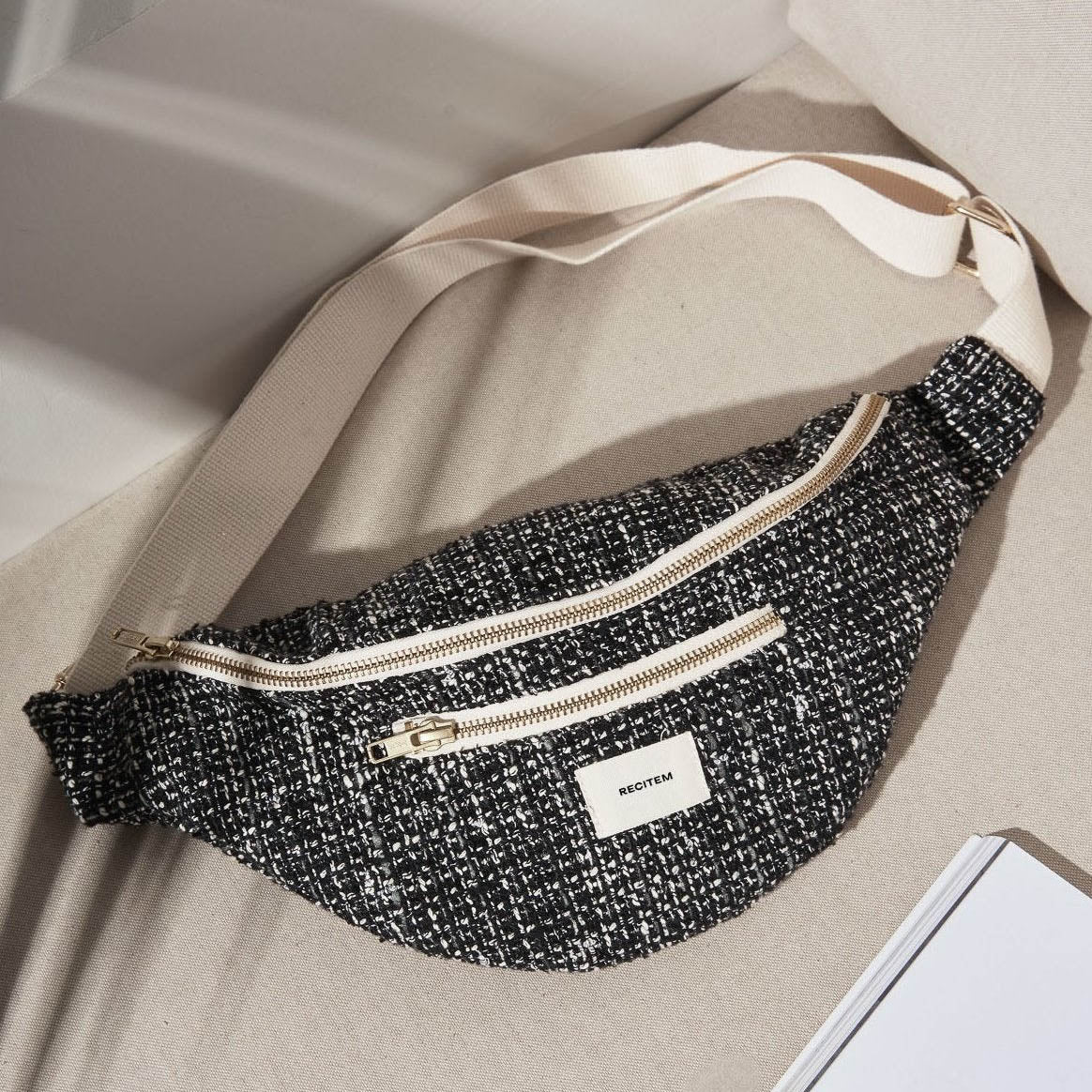 Amaya Bauchtasche - schwarz