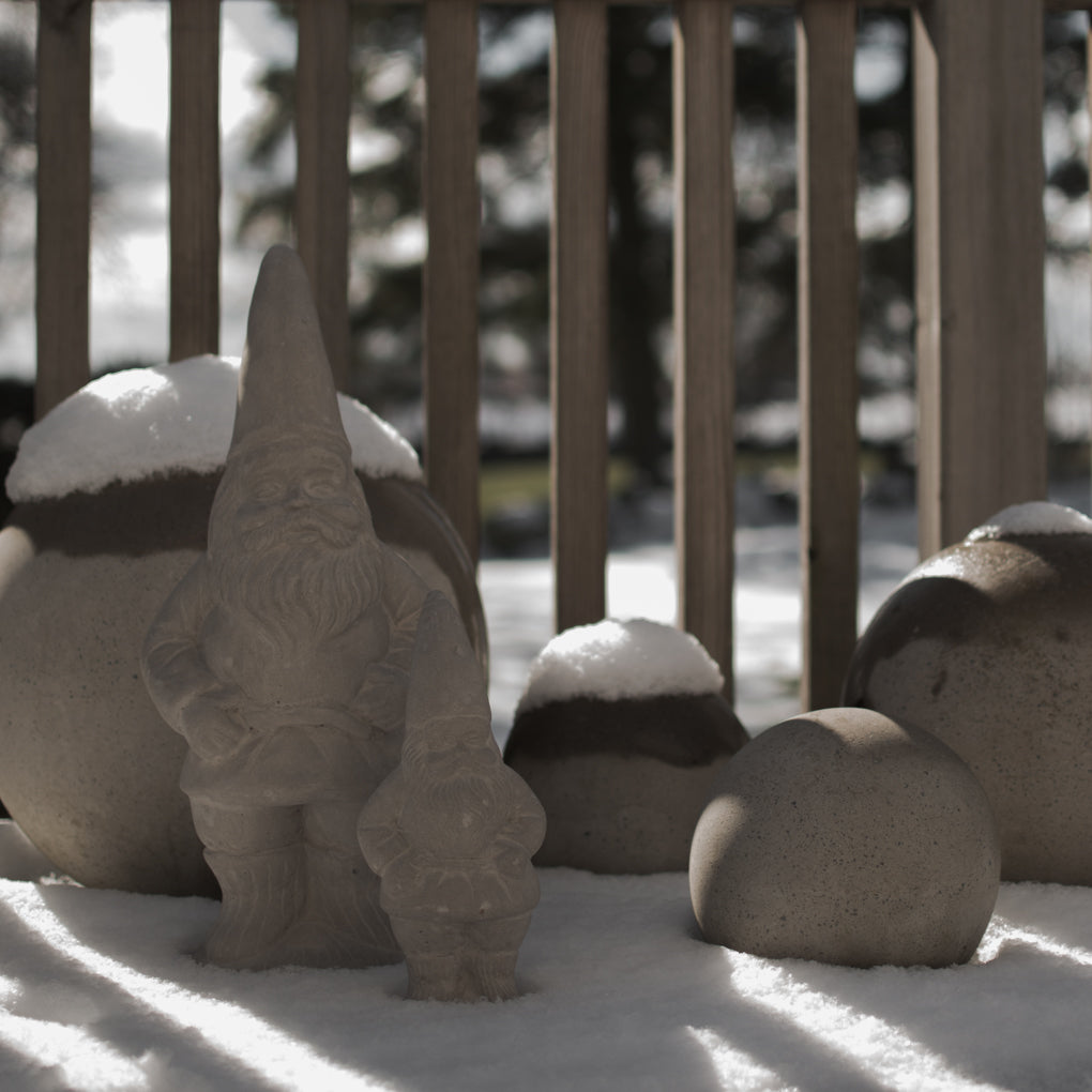 Santa aus Beton - grau