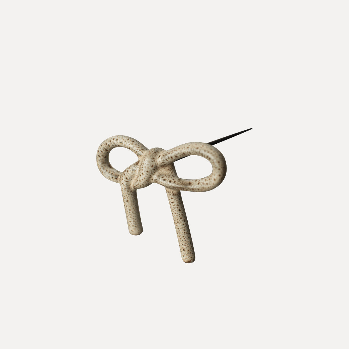 Blumendeko Bow - beige