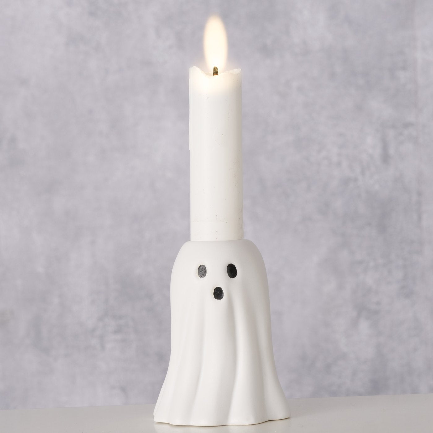 Kerzenhalter Gespenst Ghostie - weiß