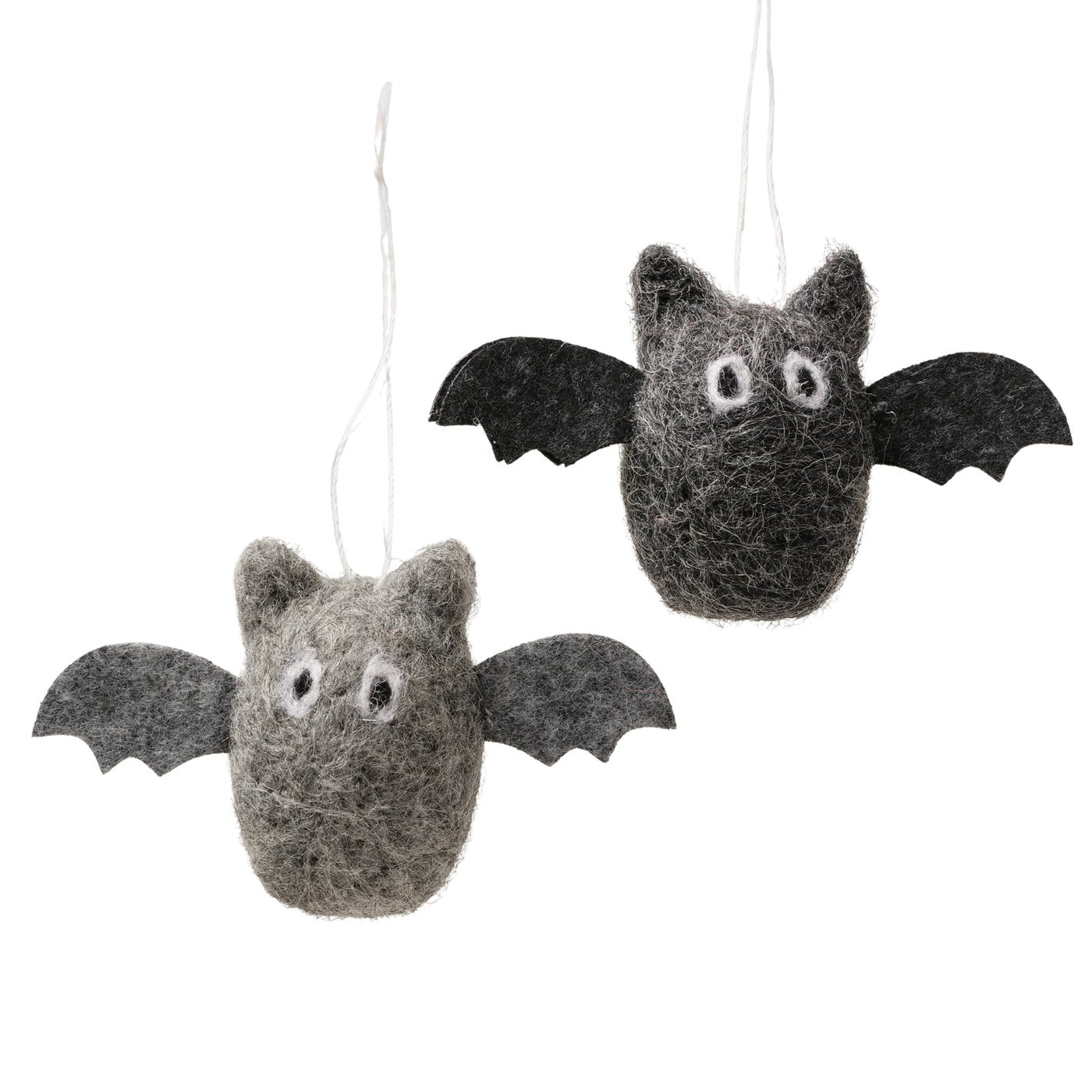 Dekoanhänger Fledermaus - grau