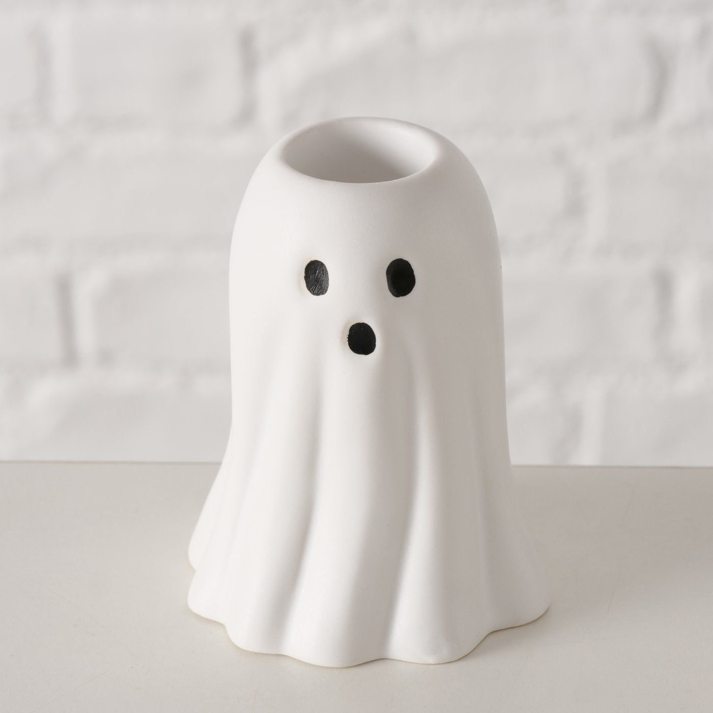 Kerzenhalter Gespenst Ghostie - weiß