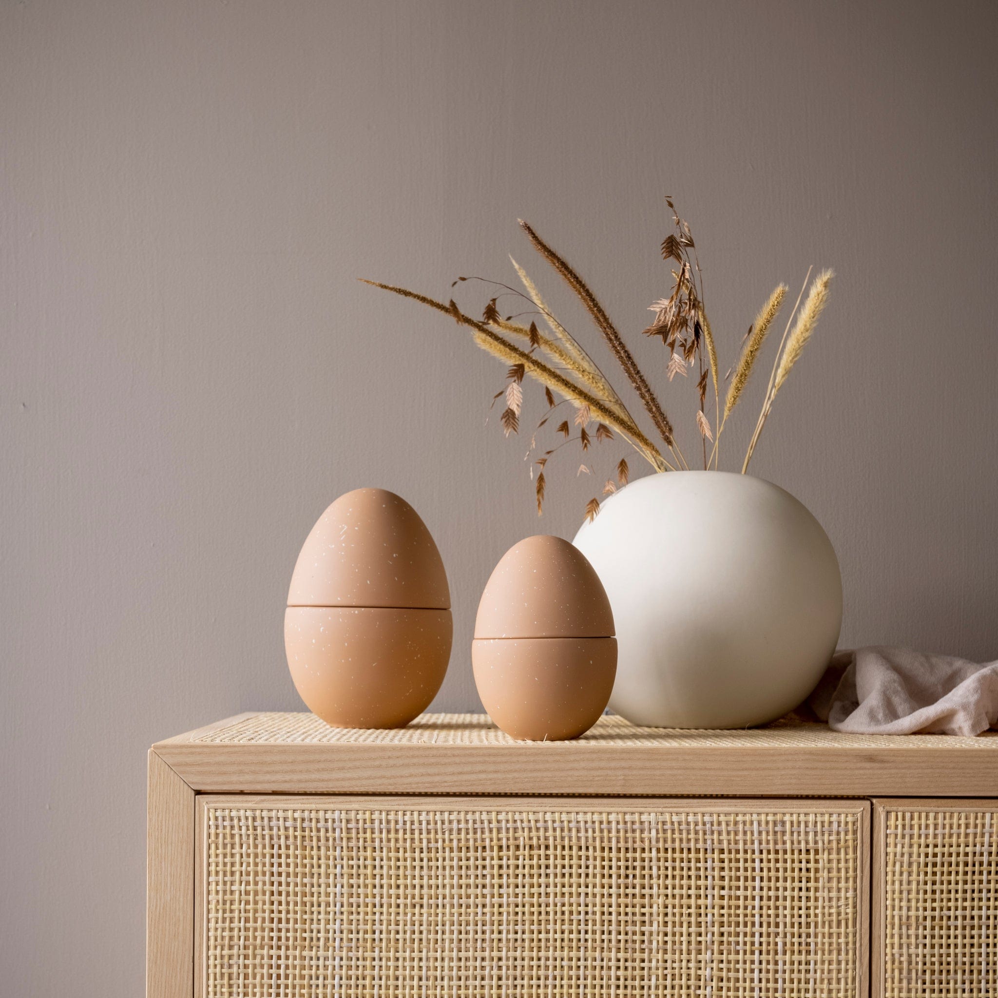 Bonbonniere Schale Ei - cafe au lait