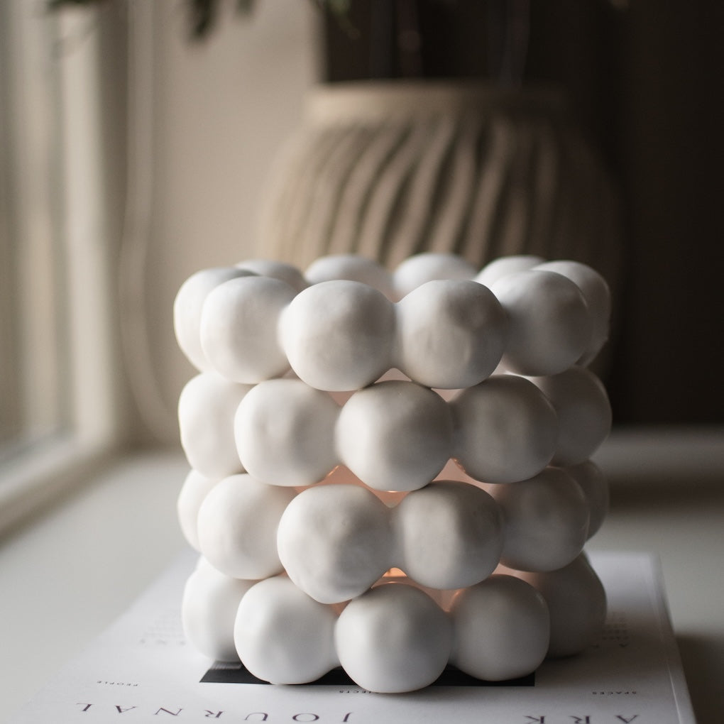 Windlicht Bright - weiß