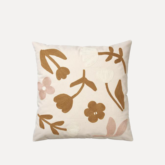 Kissenbezug Rosita - goldbraun