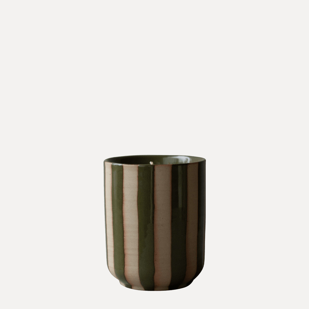 Duftkerze Burn - stripe green
