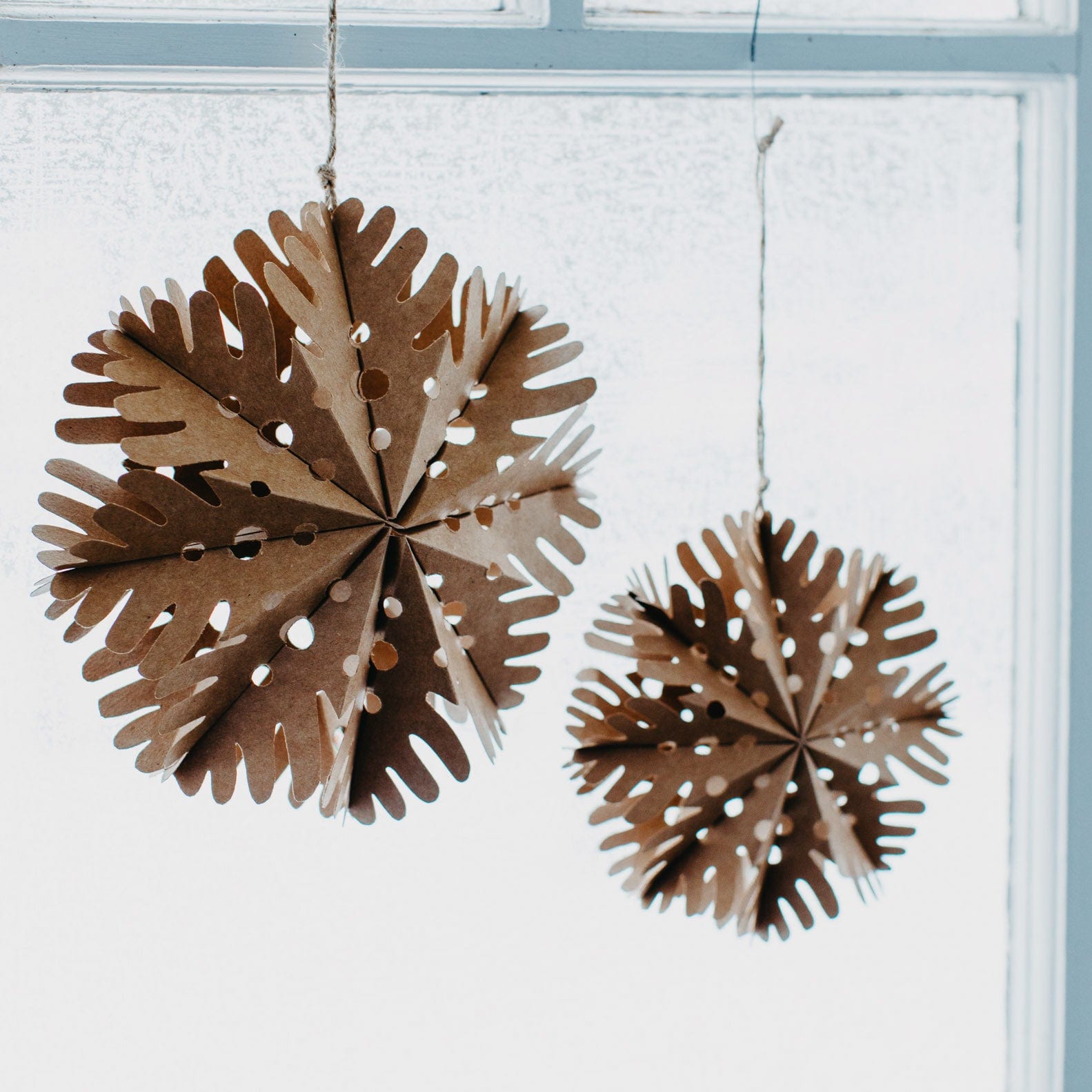 Papierstern Busterud - braun