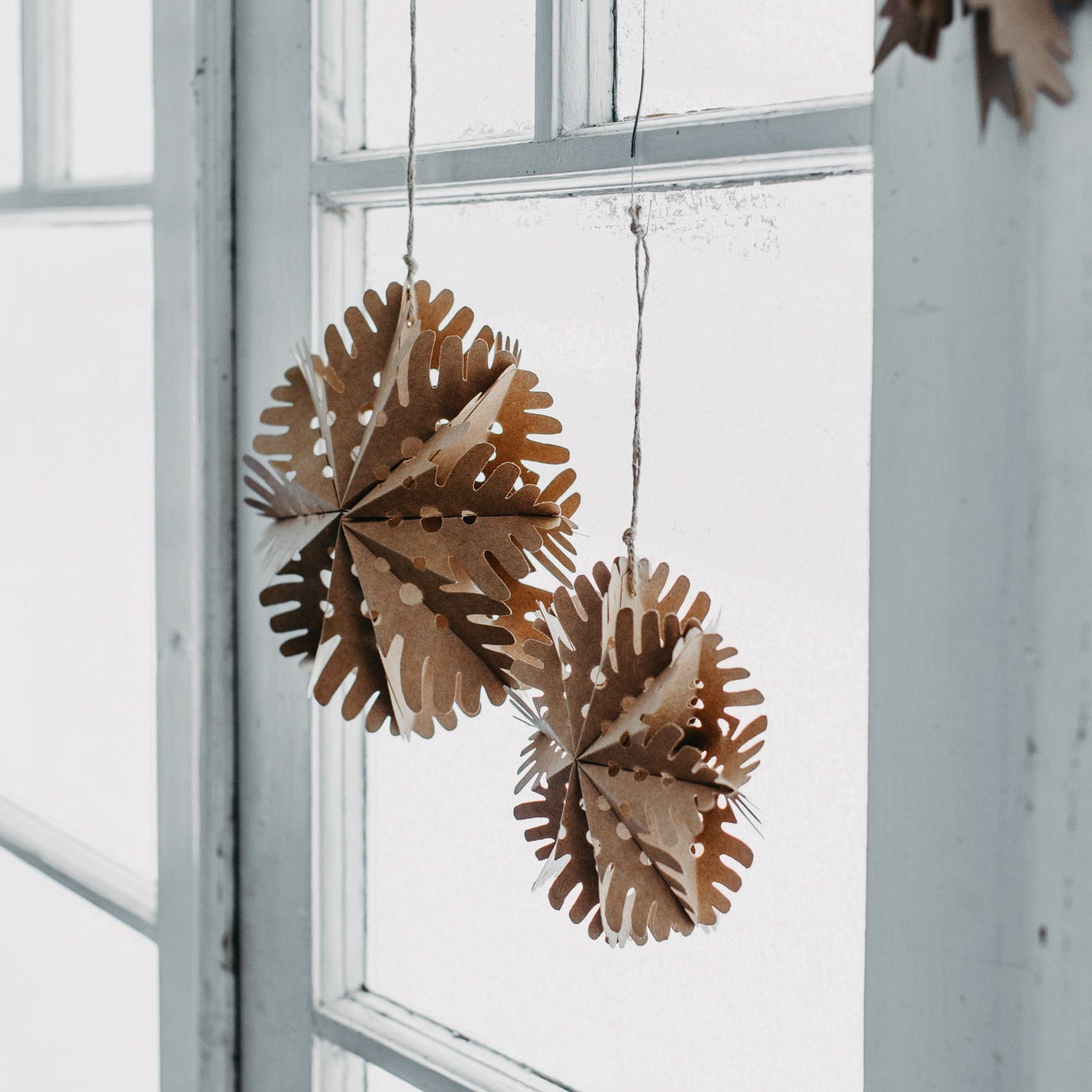 Papierstern Busterud - braun