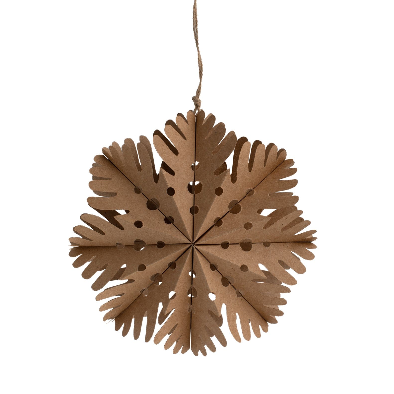 Papierstern Busterud - braun