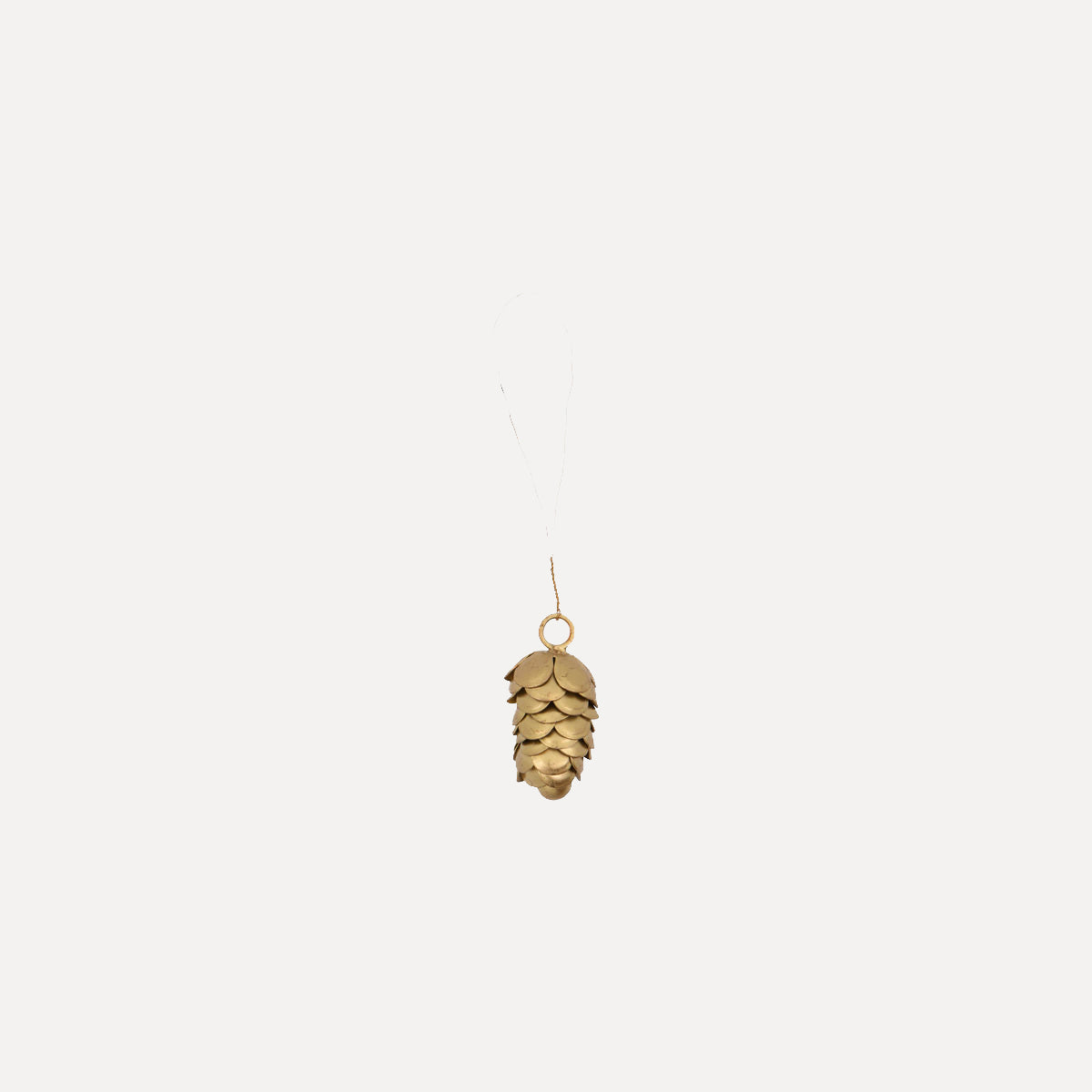 Dekoanhänger Cone 2er Set - gold