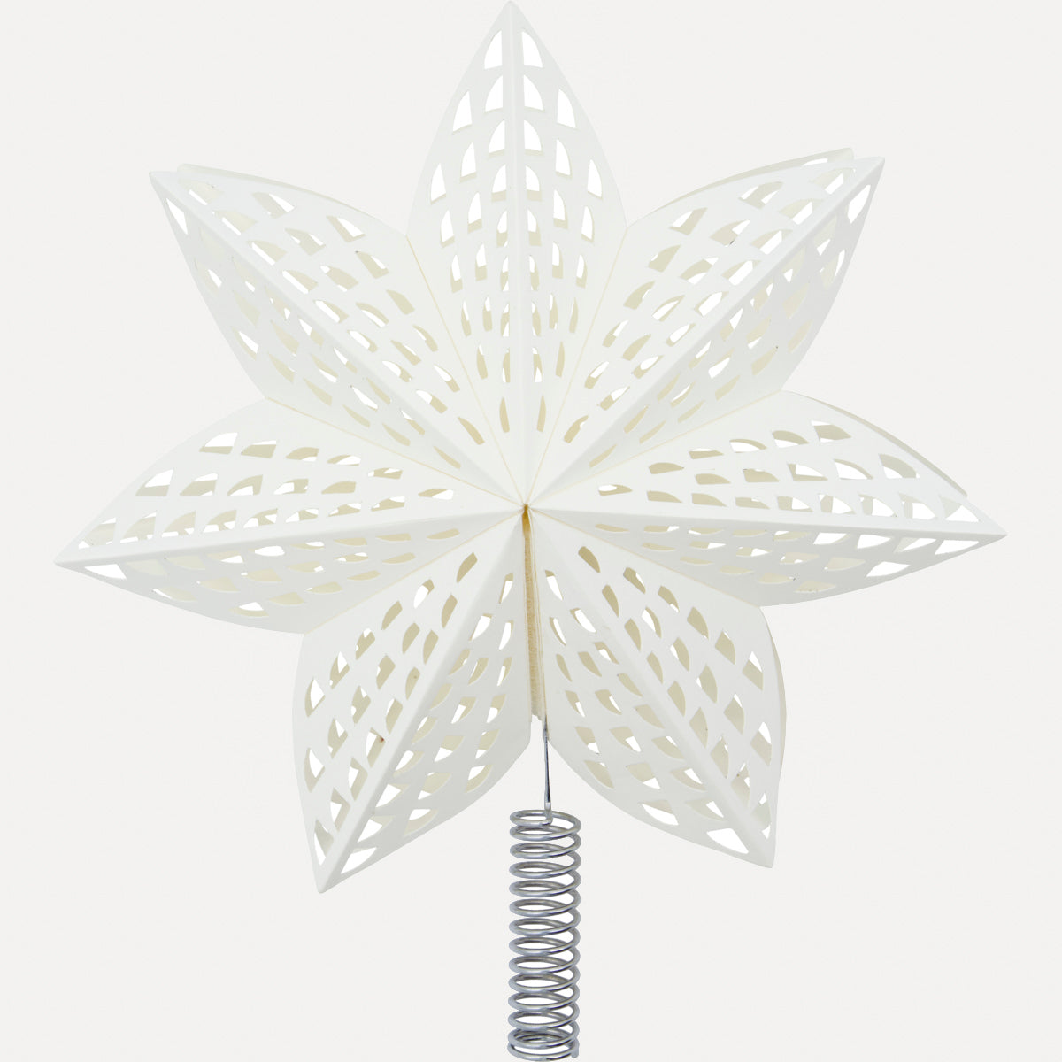 Christbaumspitze Gint - weiß