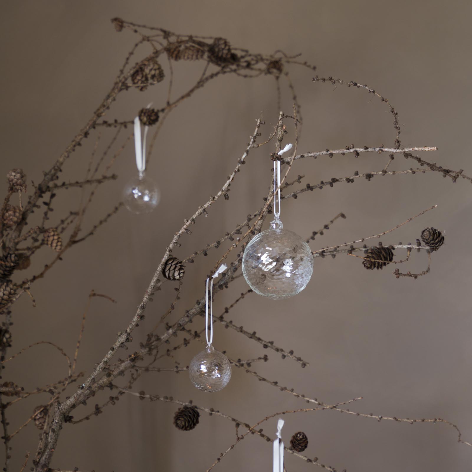 Weihnachtskugel Gry - clear