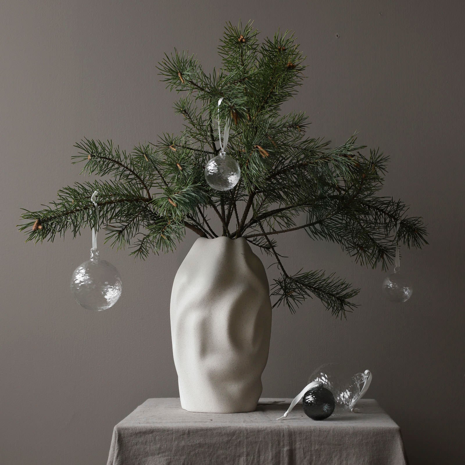 Weihnachtskugel Gry - clear