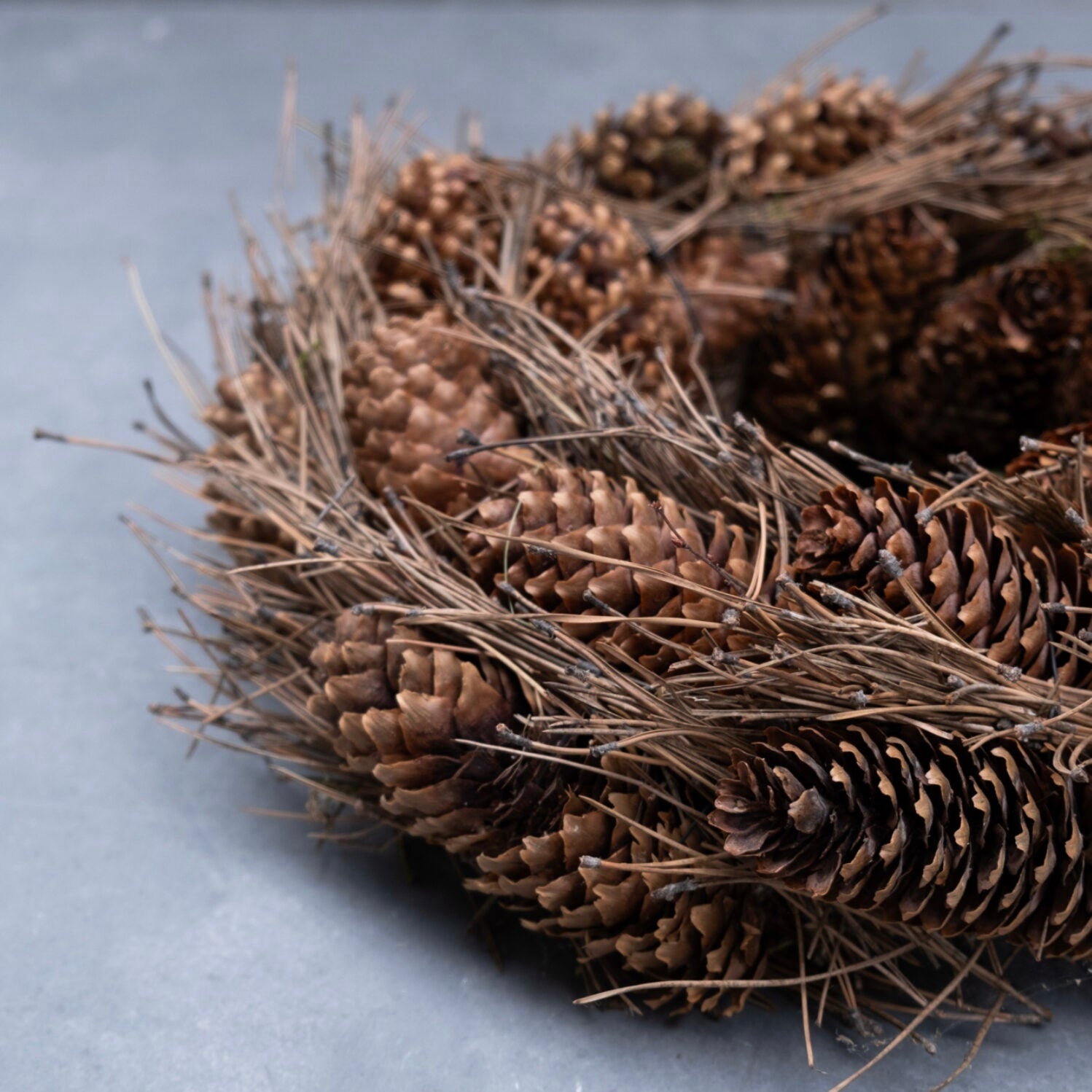 Kranz Zapfen & Piniennadeln - braun