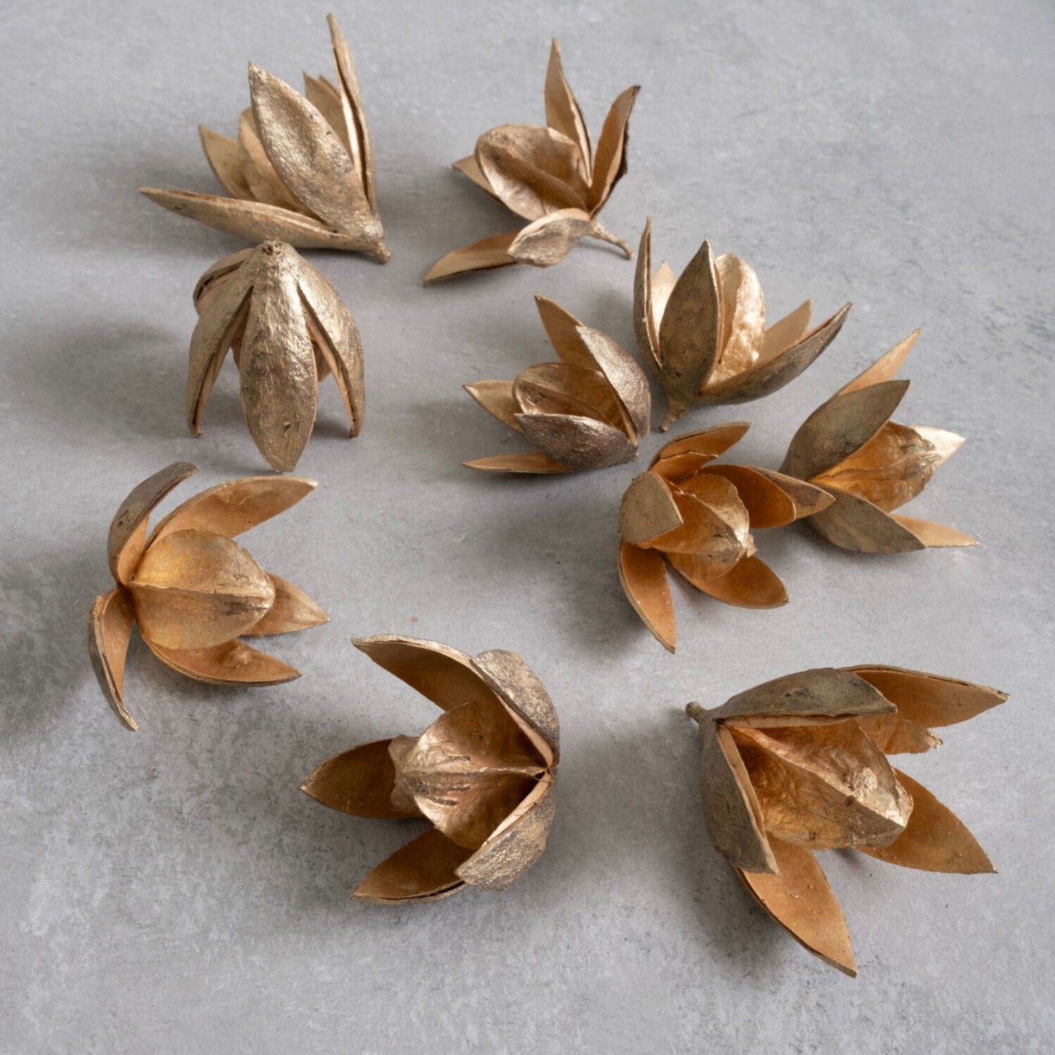 Wild Lily Blüten - light gold