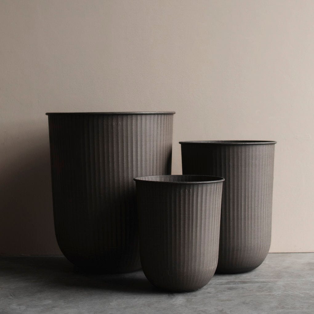Pflanztopf Out Stripe - braun