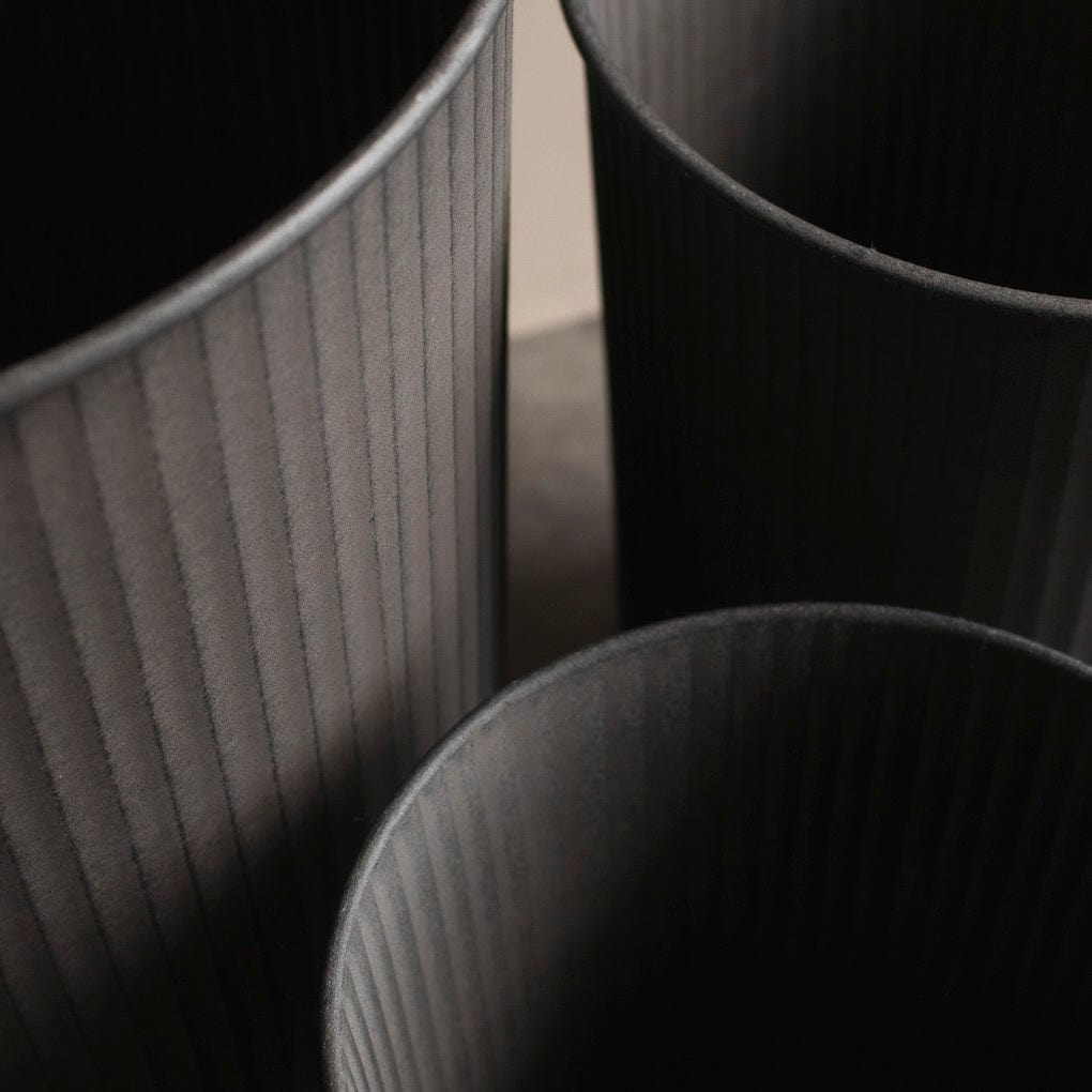 Pflanztopf Out Stripe - braun