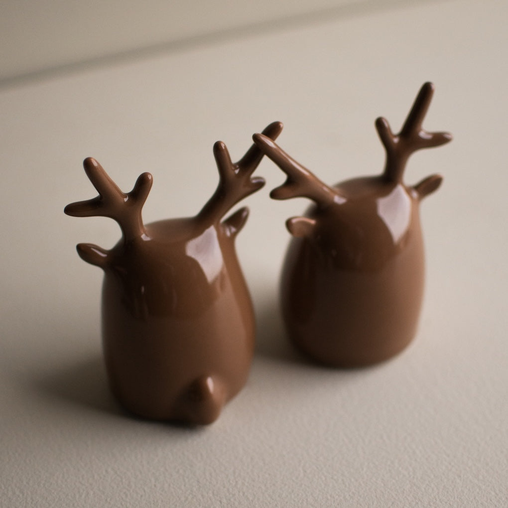 Deer Twins 2er Set - shiny nougat