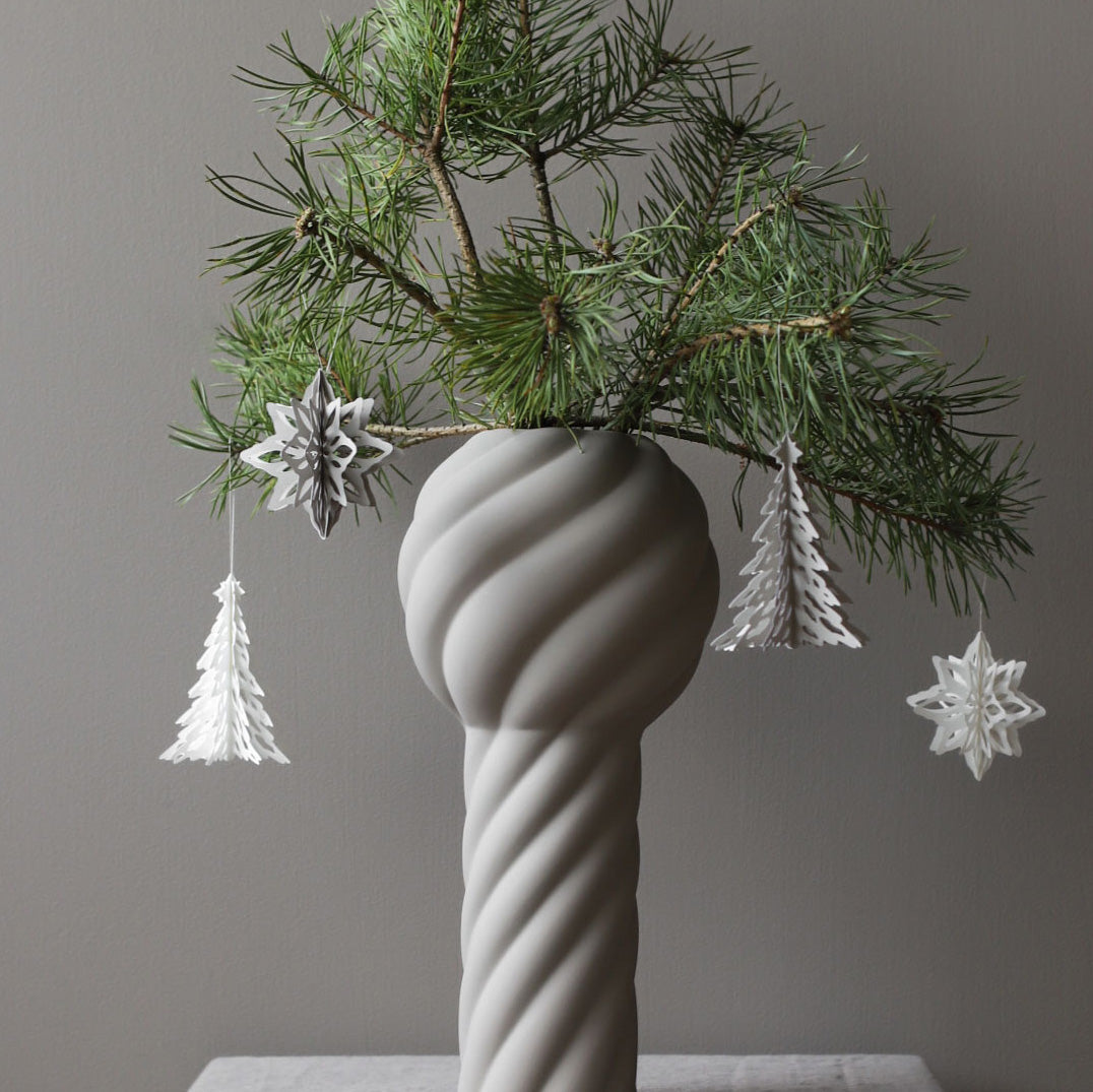 Anhänger Pinetree 2er Set - natural