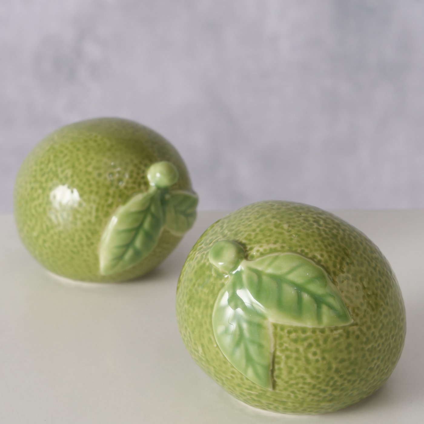 Deko Limette 2er Set - grün