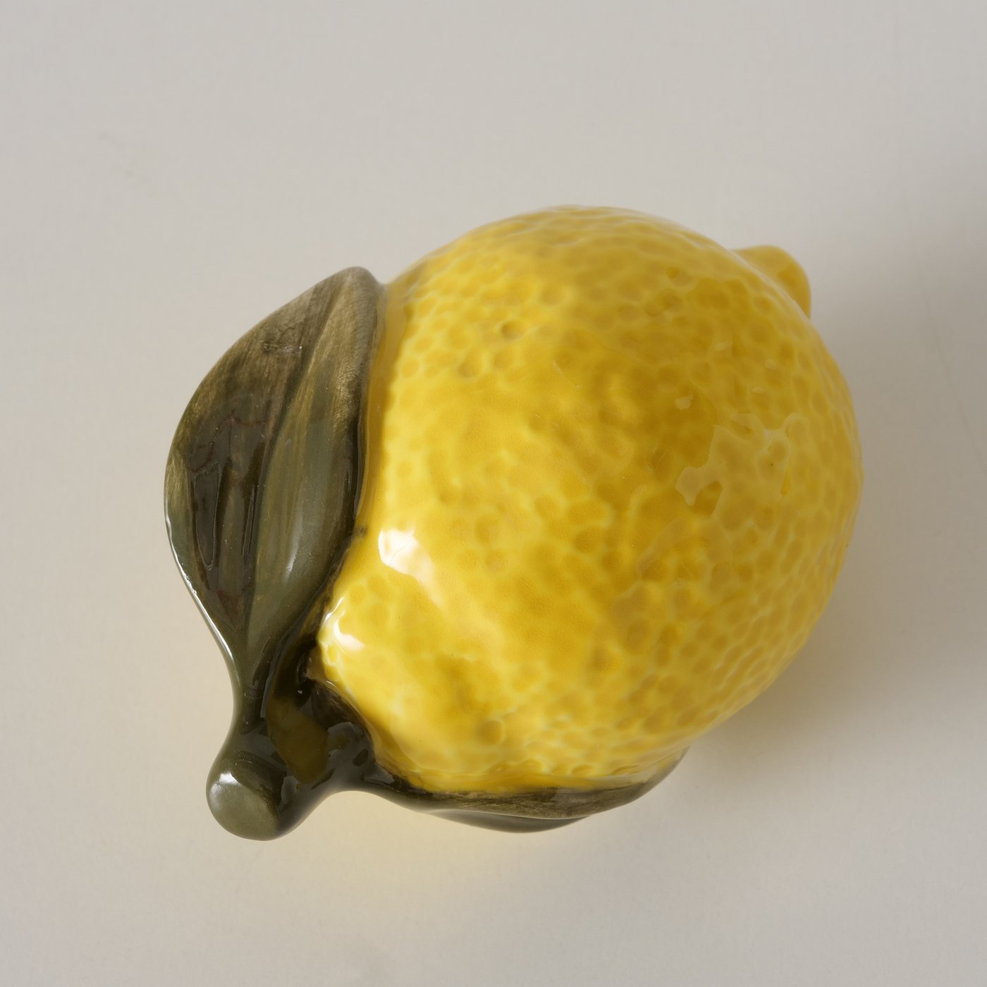 Deko Zitrone 2er Set - gelb