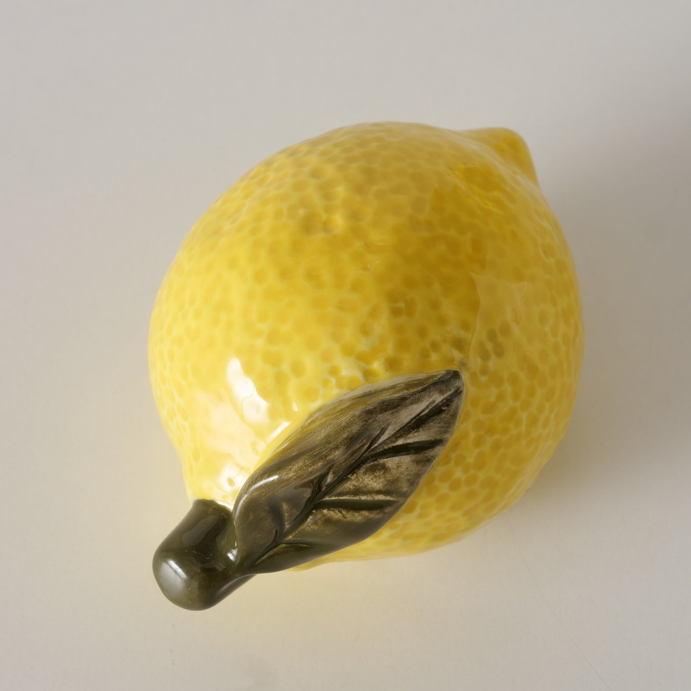 Deko Zitrone 2er Set - gelb