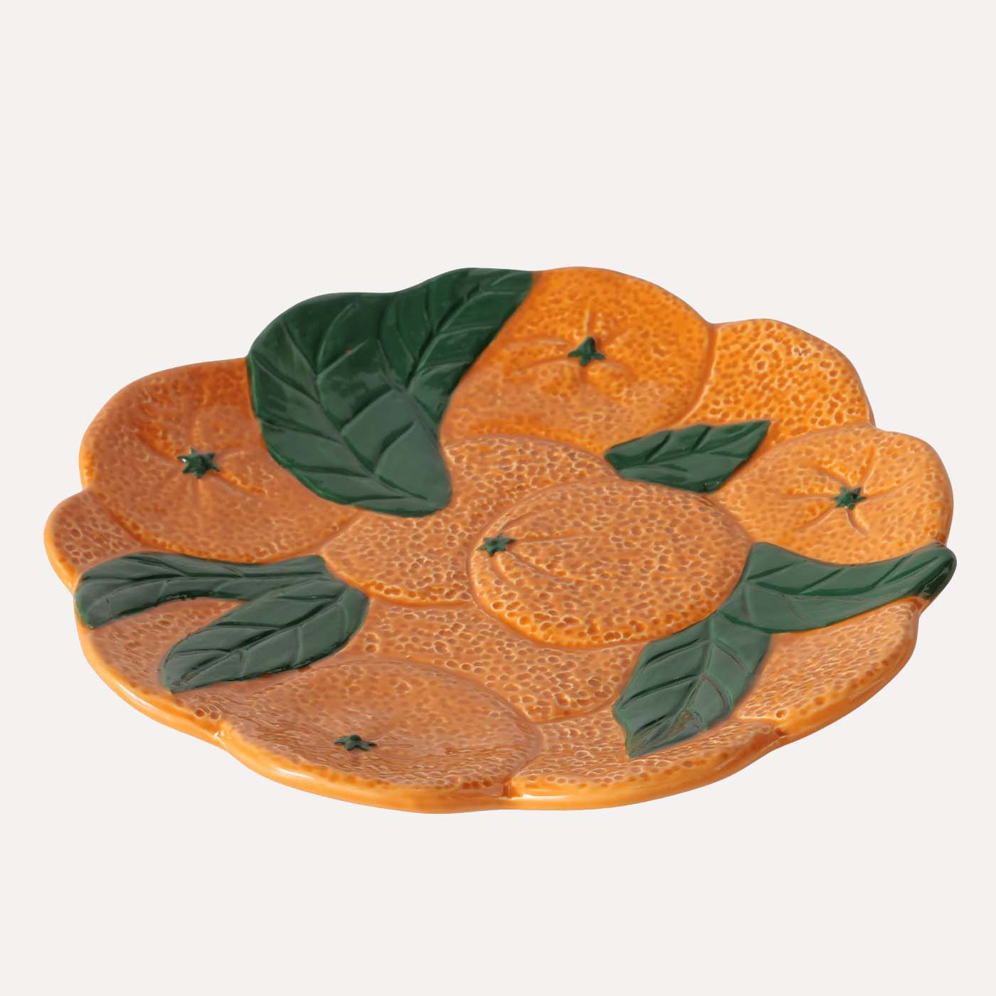 Flache Schale Orange