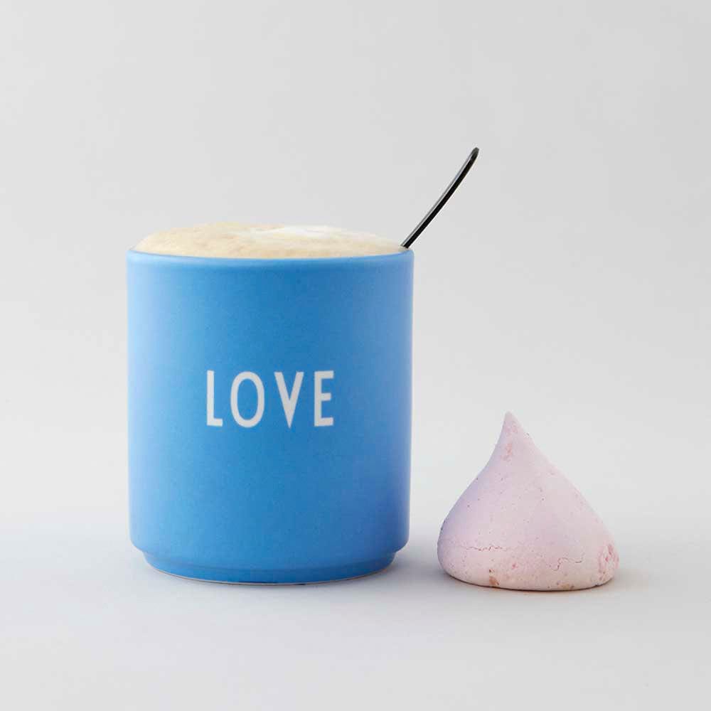 Design Letters Becher LOVE - blau