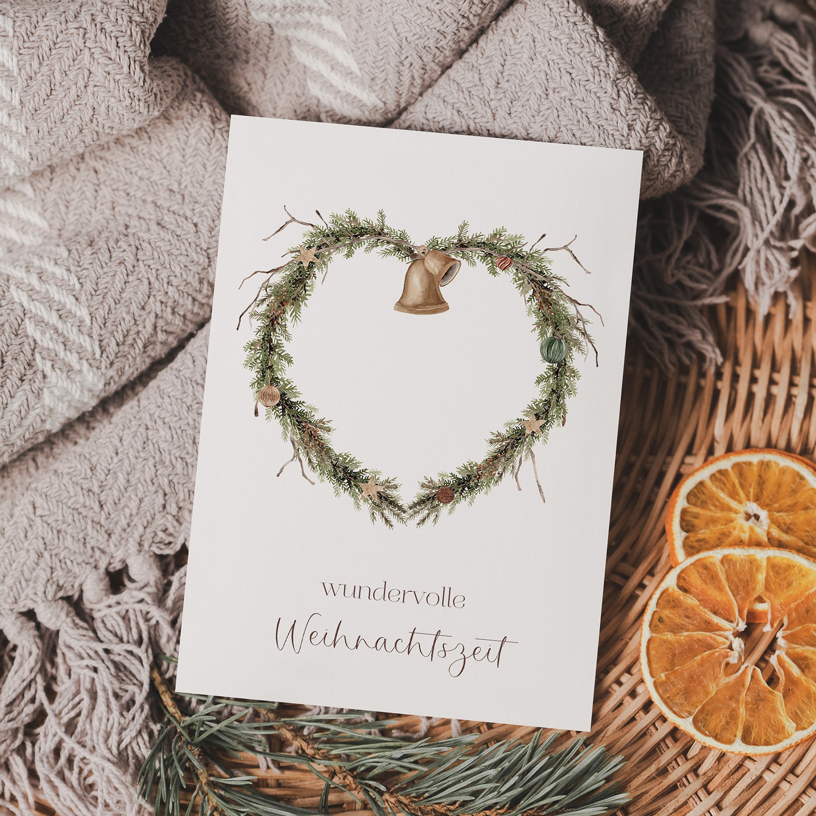 Weihnachtskarten - Digitaler Download Gratis