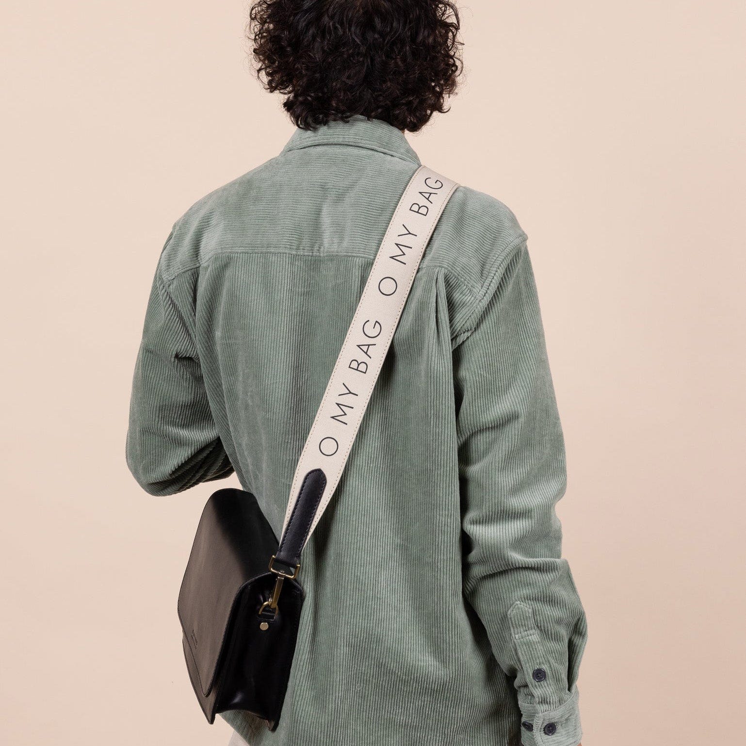 Taschengurt Canvas Logo - Schwarz