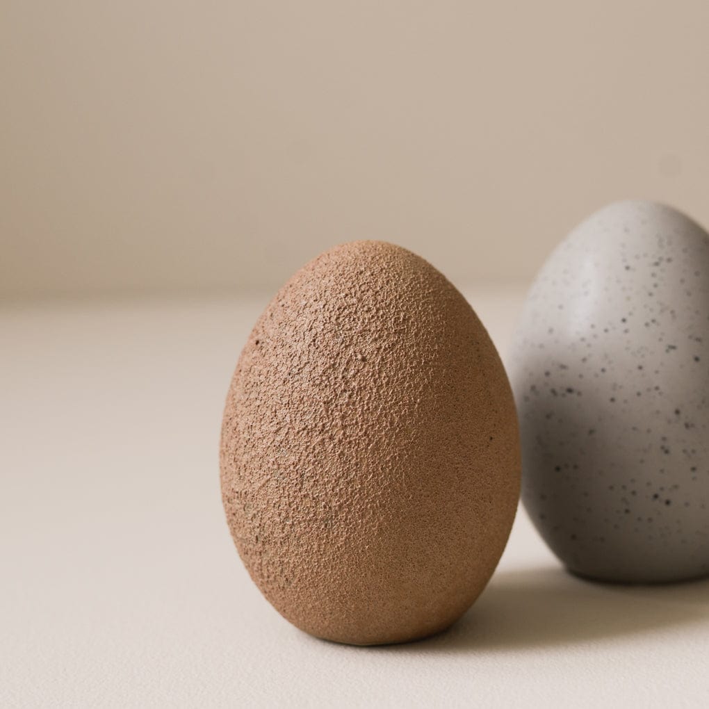 Standing Egg Osterdekoration - sand