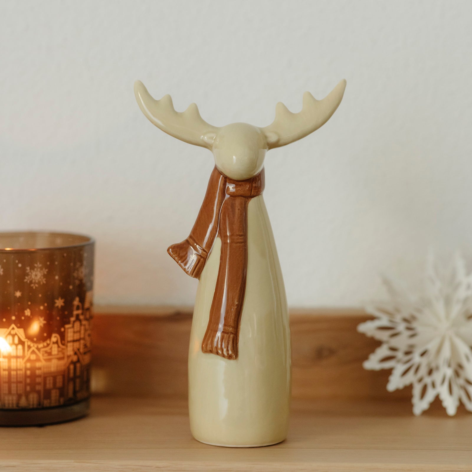 Weihnachtsfigur Elk - braun